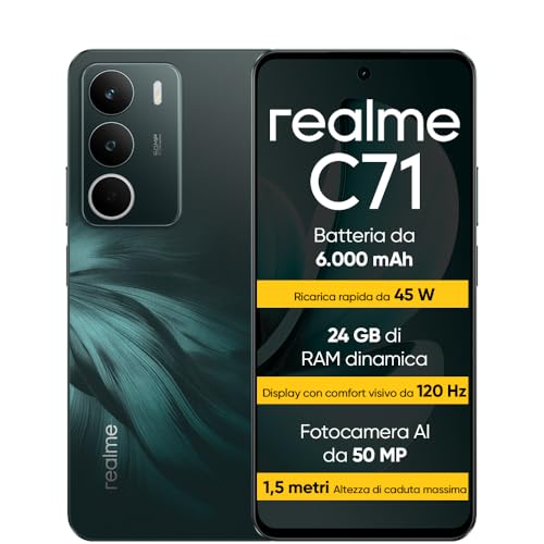 Amazon.co.jp: realme C71 Smartphone 6+128GB, 6000mAh Battery, 45W